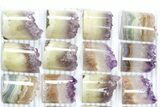 Lot: Amethyst Half Cylinder (For Pendants) - Pieces #83430-2